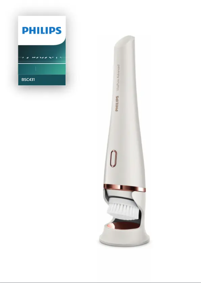 Page 1 of the manual User Manual Philips VisaPure Advanced BSC431