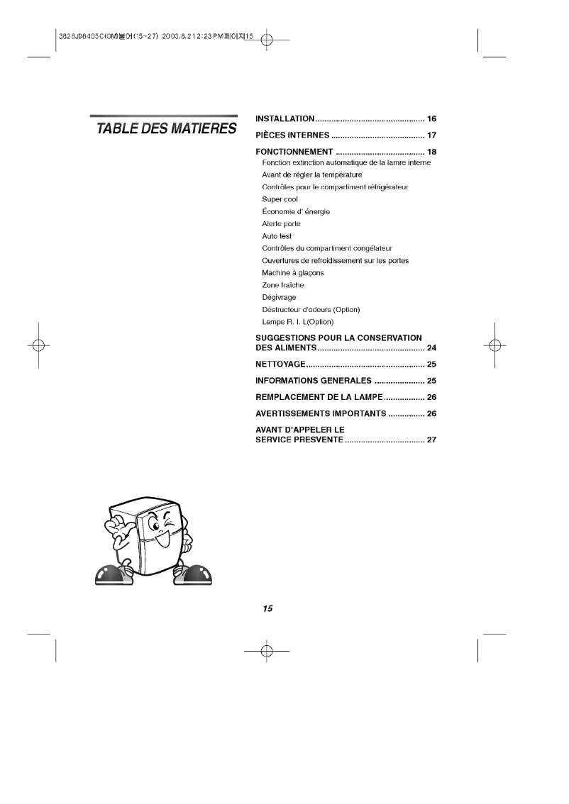 Página 1 del manual Manual de usuario LG GR-S642AVQ