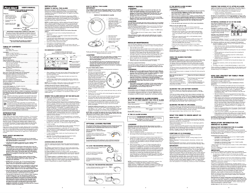 Image de la première page du manuel de l'appareil PRC700
