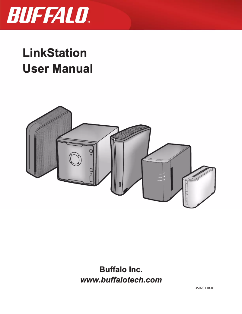 Page n°1 - Manuel utilisateur Buffalo LinkStation 210