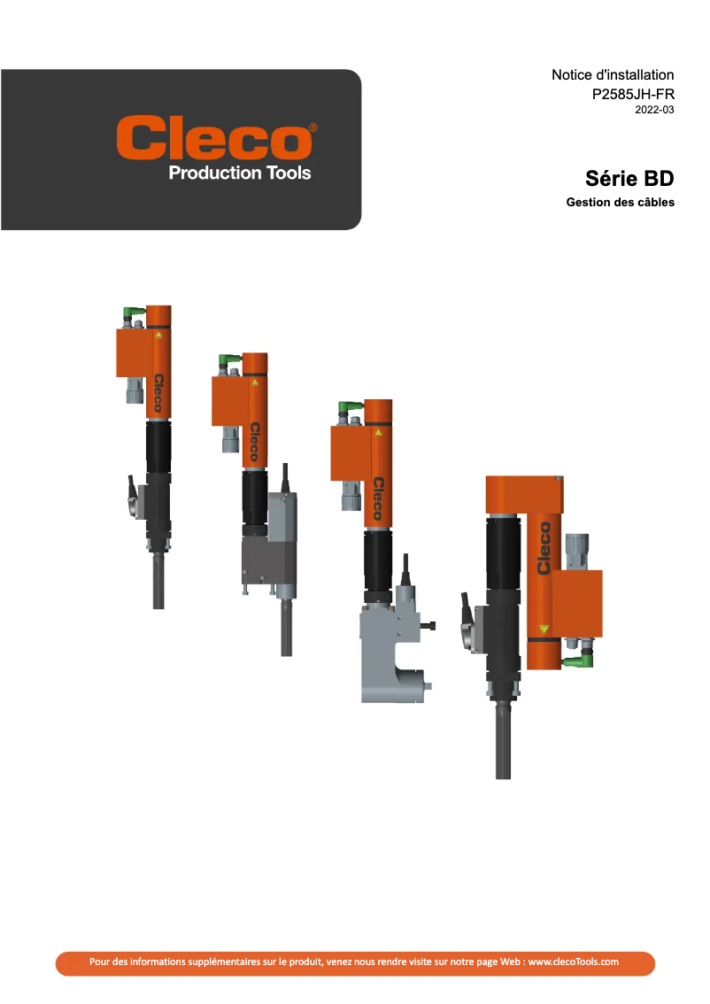 Page n°1 - Manuel utilisateur Cleco 1BD12T1A-A