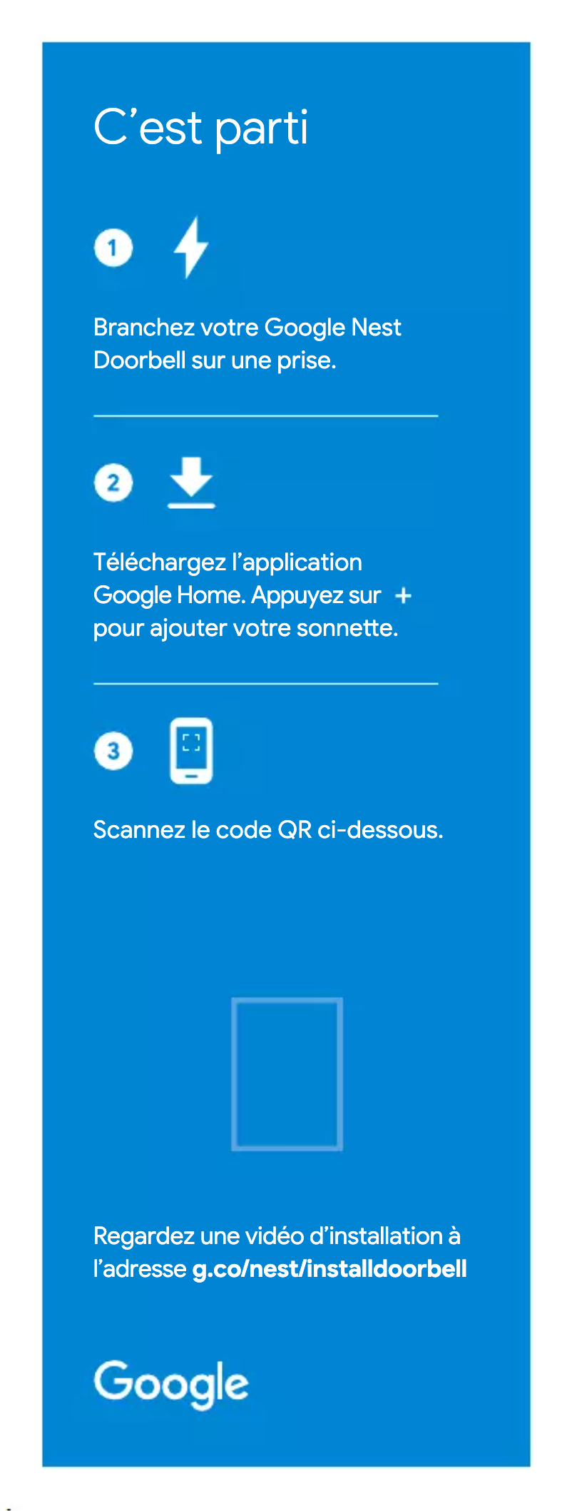 Page n°1 - Manuel utilisateur Nest Doorbell