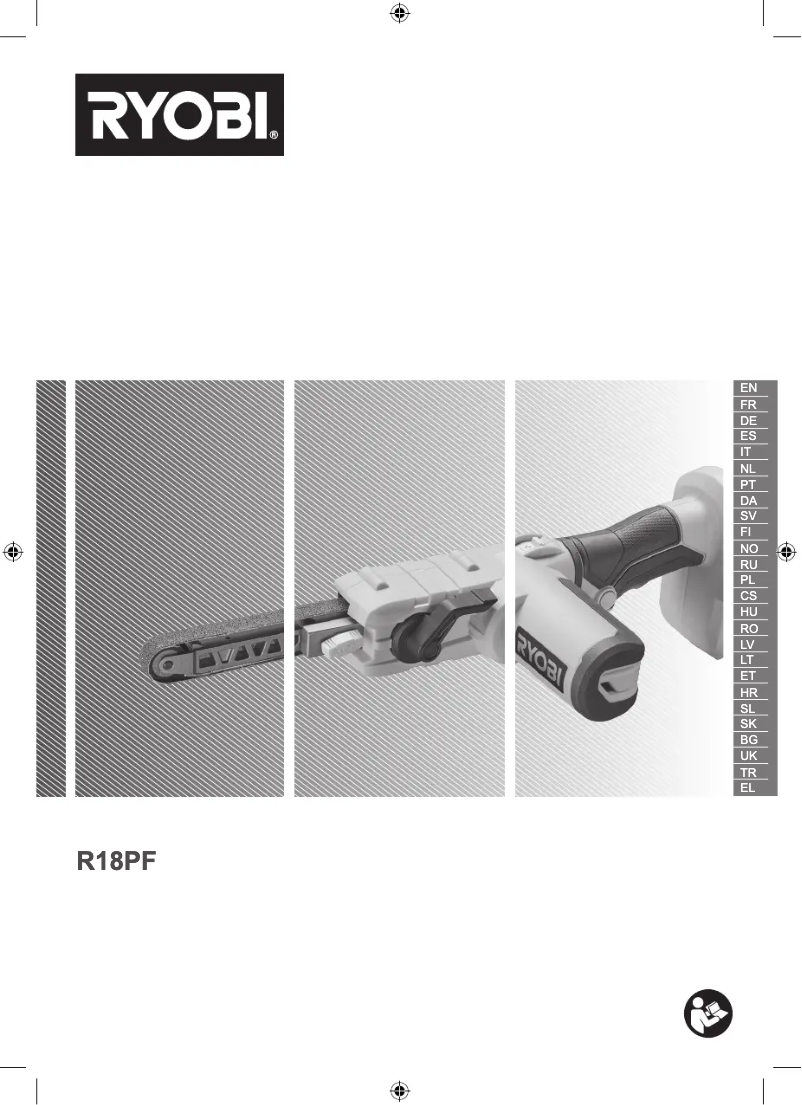 Page 1 de la notice Manuel utilisateur RYOBI One+ R18PF