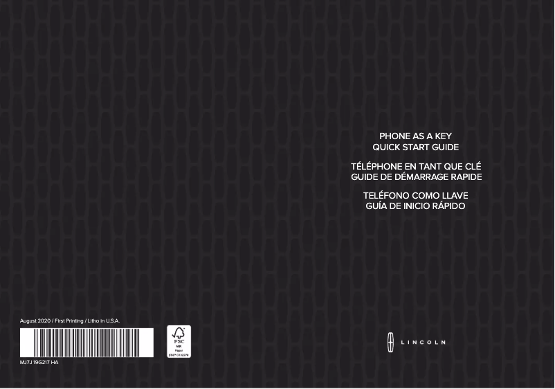 Image de la première page du manuel de l'appareil Corsair (2021)