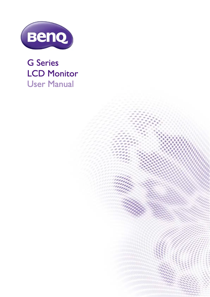 Image de la première page du manuel de l'appareil GL2760H