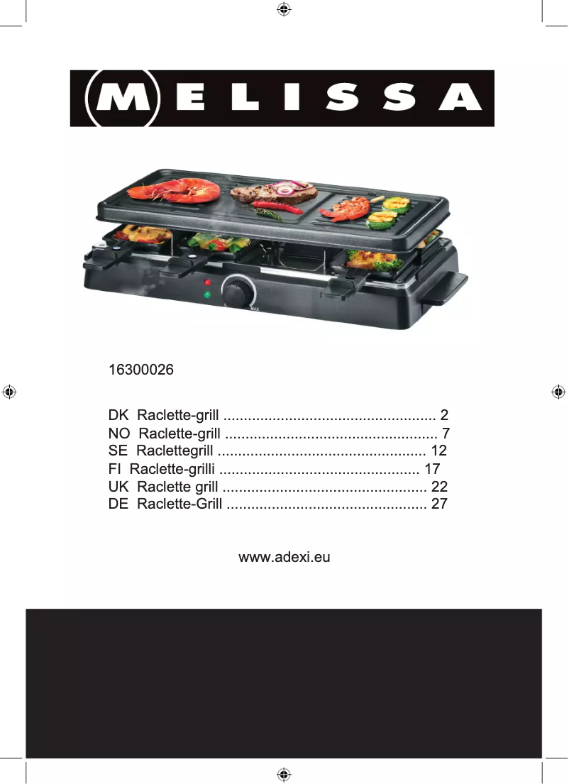 Image de la première page du manuel de l'appareil 16300026