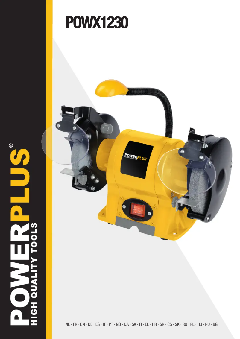 Page 1 de la notice Manuel utilisateur PowerPlus POWX1230