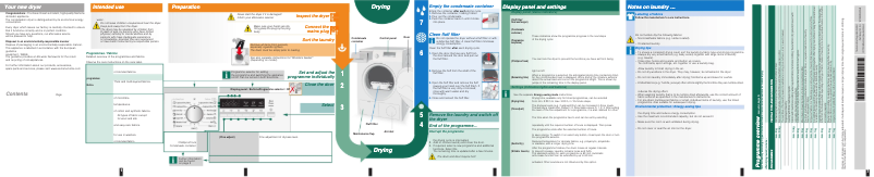 Page 1 de la notice Manuel utilisateur Siemens WT44B5E0DN