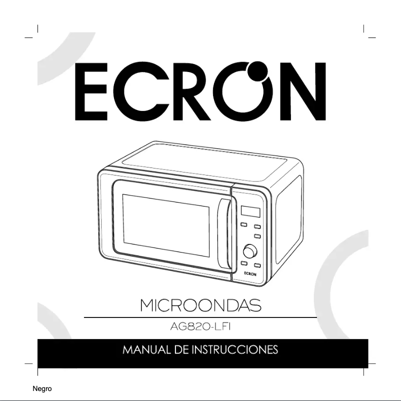 Image de la première page du manuel de l'appareil AG820LFI