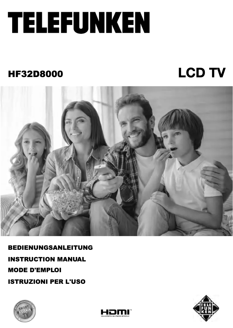 Image de la première page du manuel de l'appareil HF32D8000