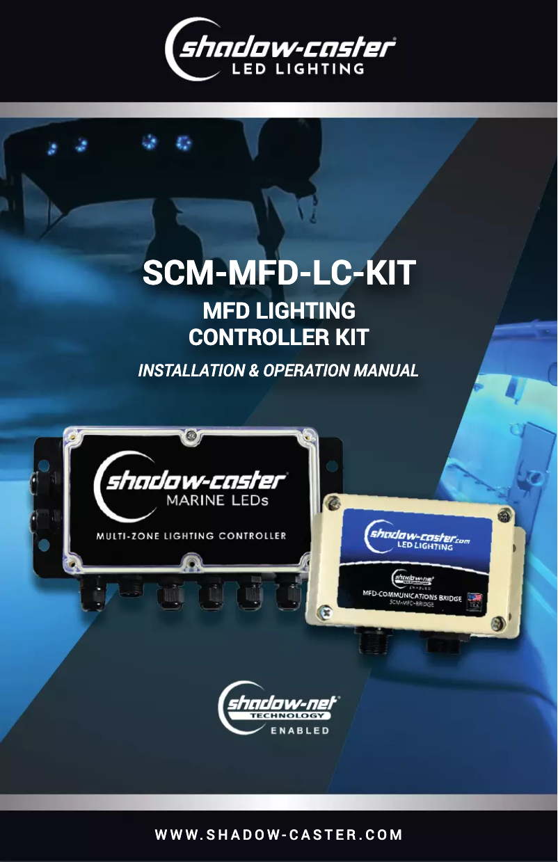 Page n°1 - Manuel utilisateur Shadow-Caster SCM-MFD-LC-KIT