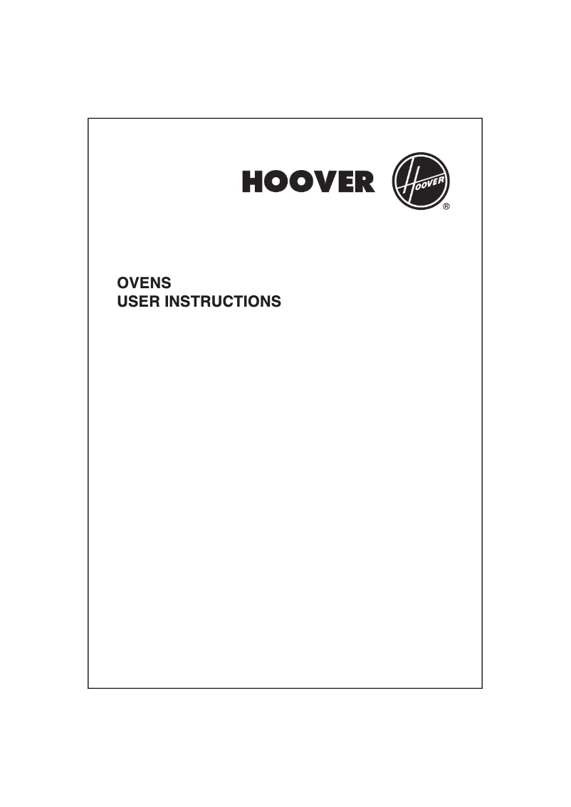 Page n°1 - Manuel utilisateur Hoover HDO725/1 B