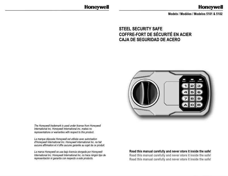 Image de la première page du manuel de l'appareil 5301DOJ