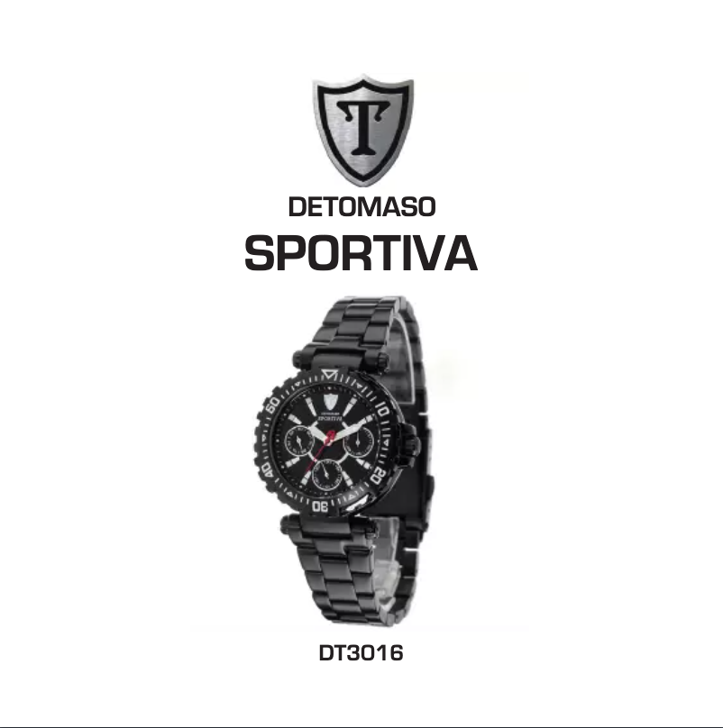 Image de la première page du manuel de l'appareil Sportiva DT3016