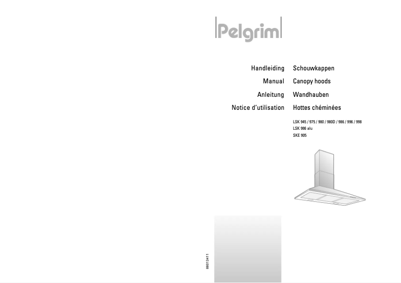 Page 1 de la notice Manuel utilisateur Pelgrim LSK980