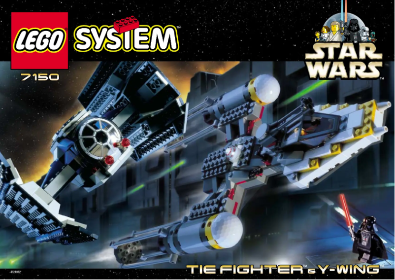 Image de la première page du manuel de l'appareil TIE Fighter (TM) & Y-wing (TM)
