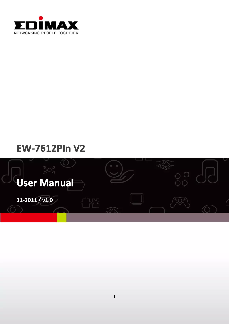 Página 1 del manual Manual de usuario Edimax EW-7612PIn V2