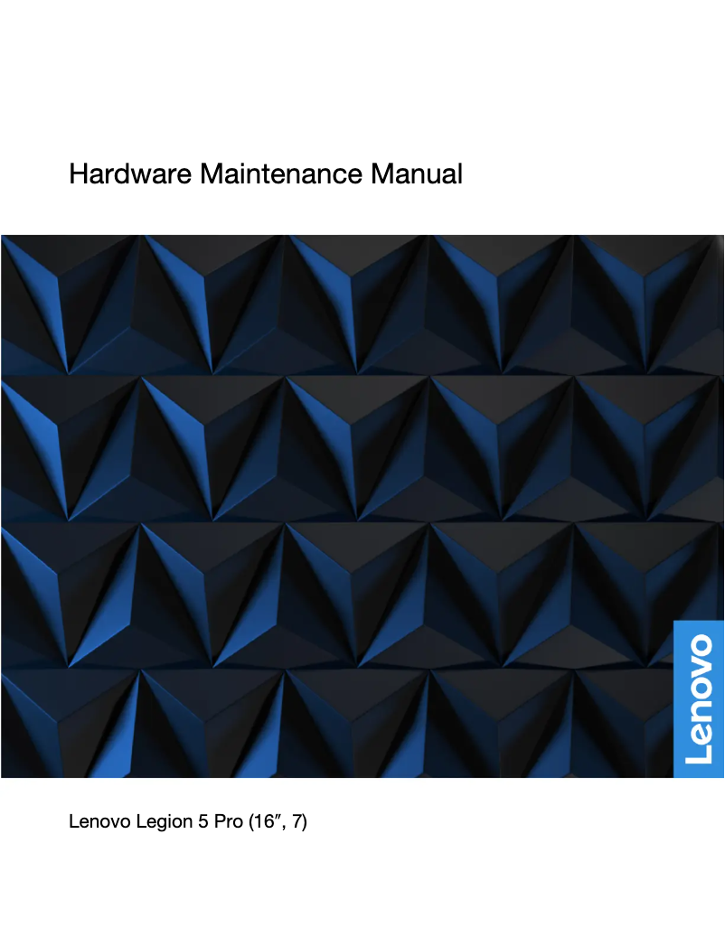 Page n°1 - Manuel utilisateur Lenovo Legion 5 Pr