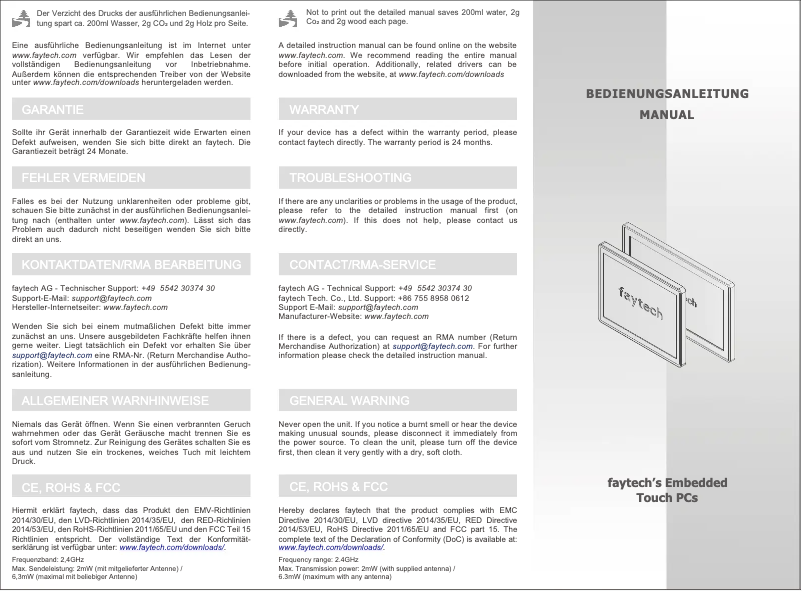 Image de la première page du manuel de l'appareil FT19V40CAPOB