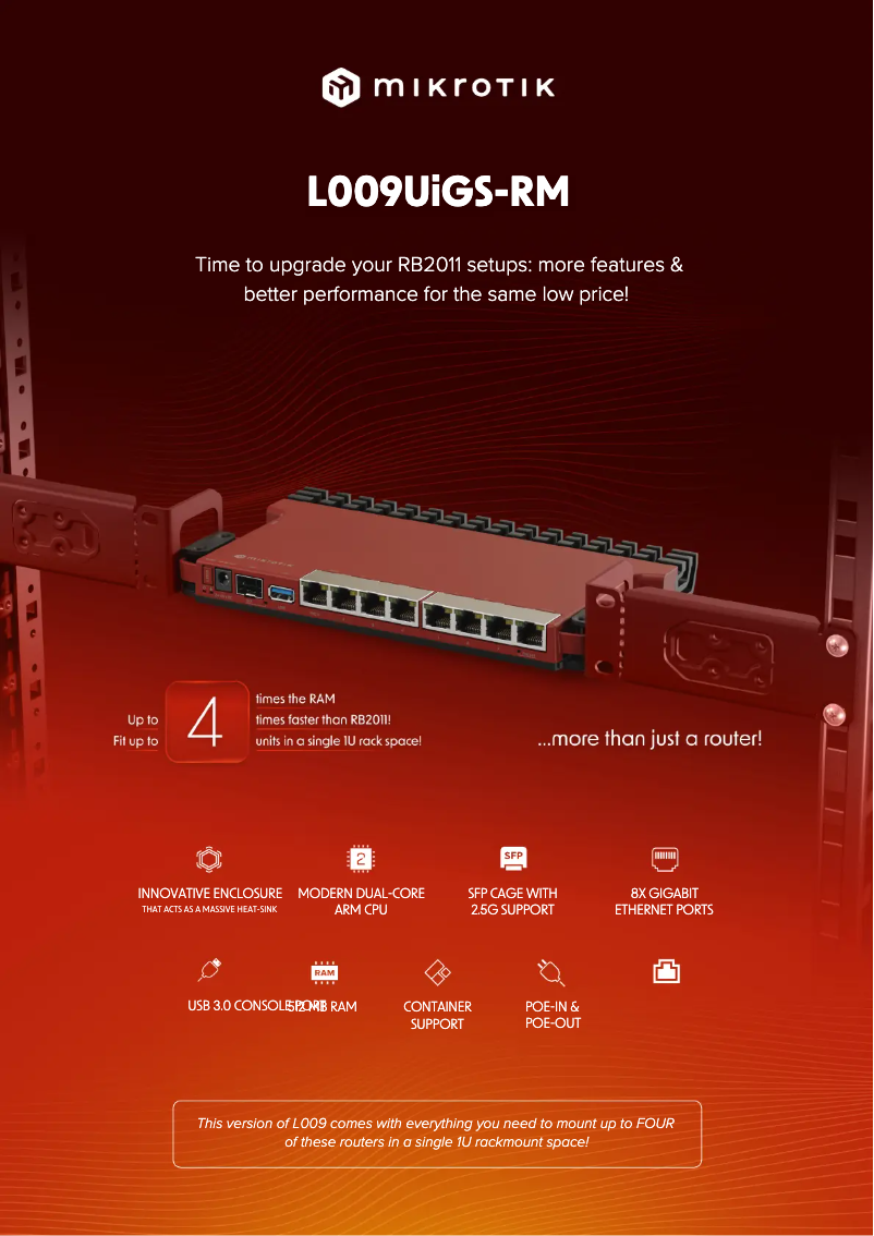 Image de la première page du manuel de l'appareil L009UiGS-RM