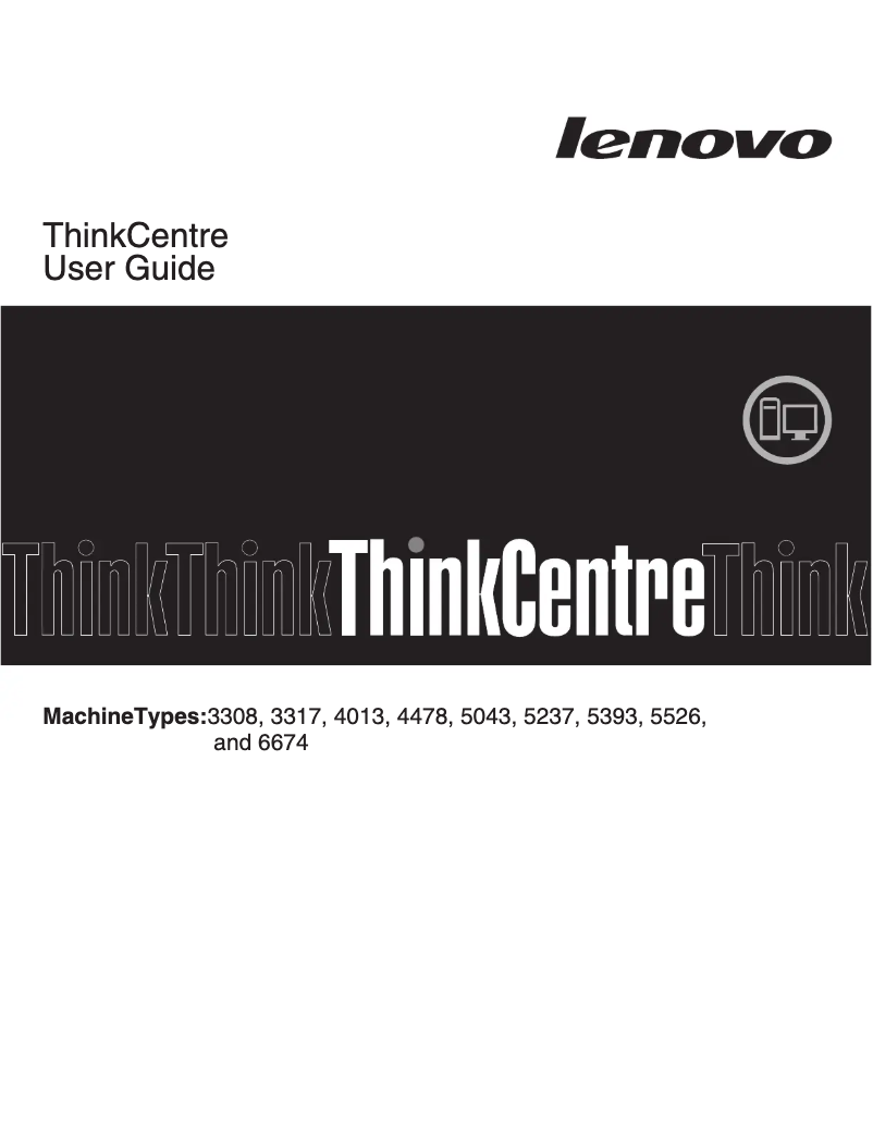 Page n°1 - Manuel utilisateur Lenovo Thinkcentre A63