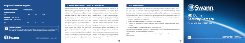 Image de la première page du manuel de l'appareil PRO-1080FLD