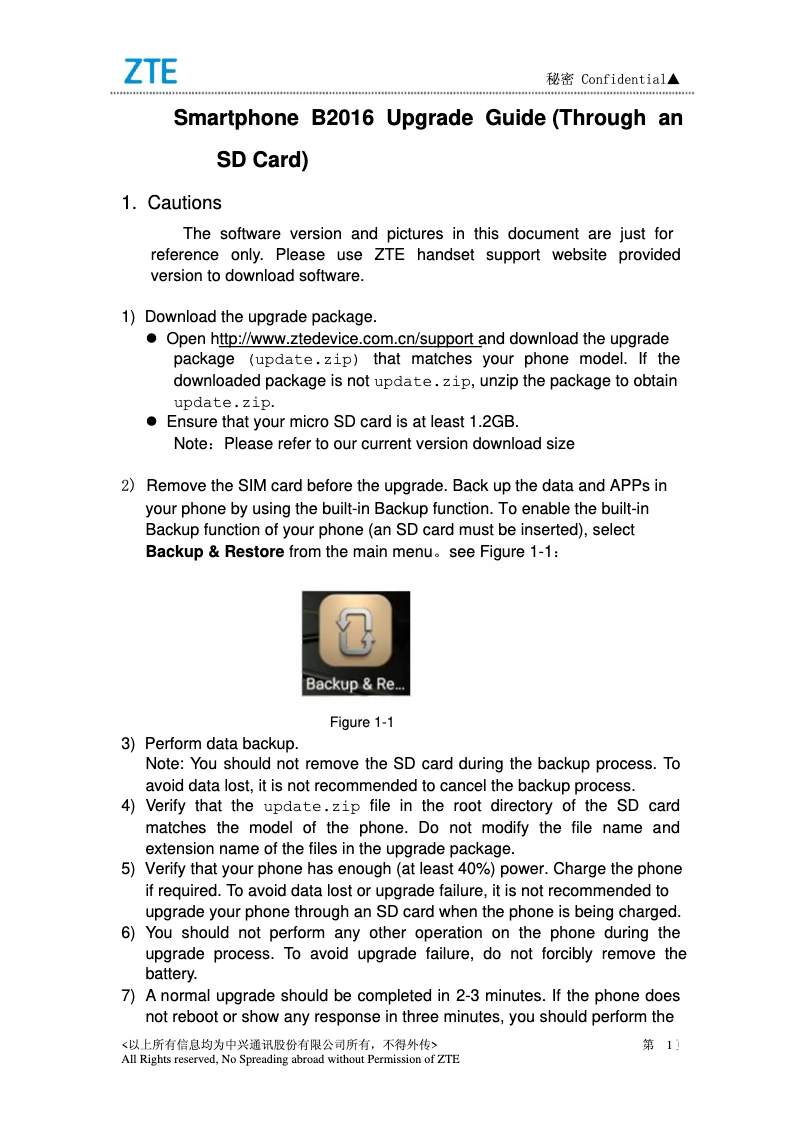 Image de la première page du manuel de l'appareil Axon mini