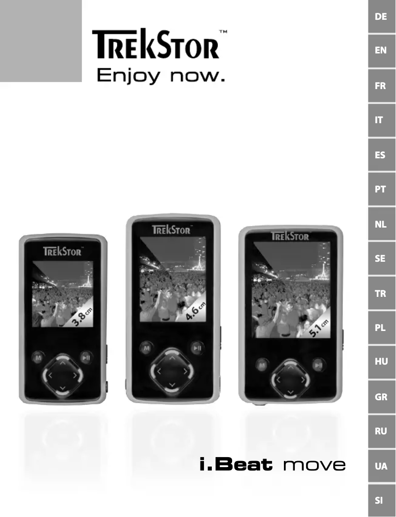 Page 1 de la notice Manuel utilisateur TrekStor I.Beat move M