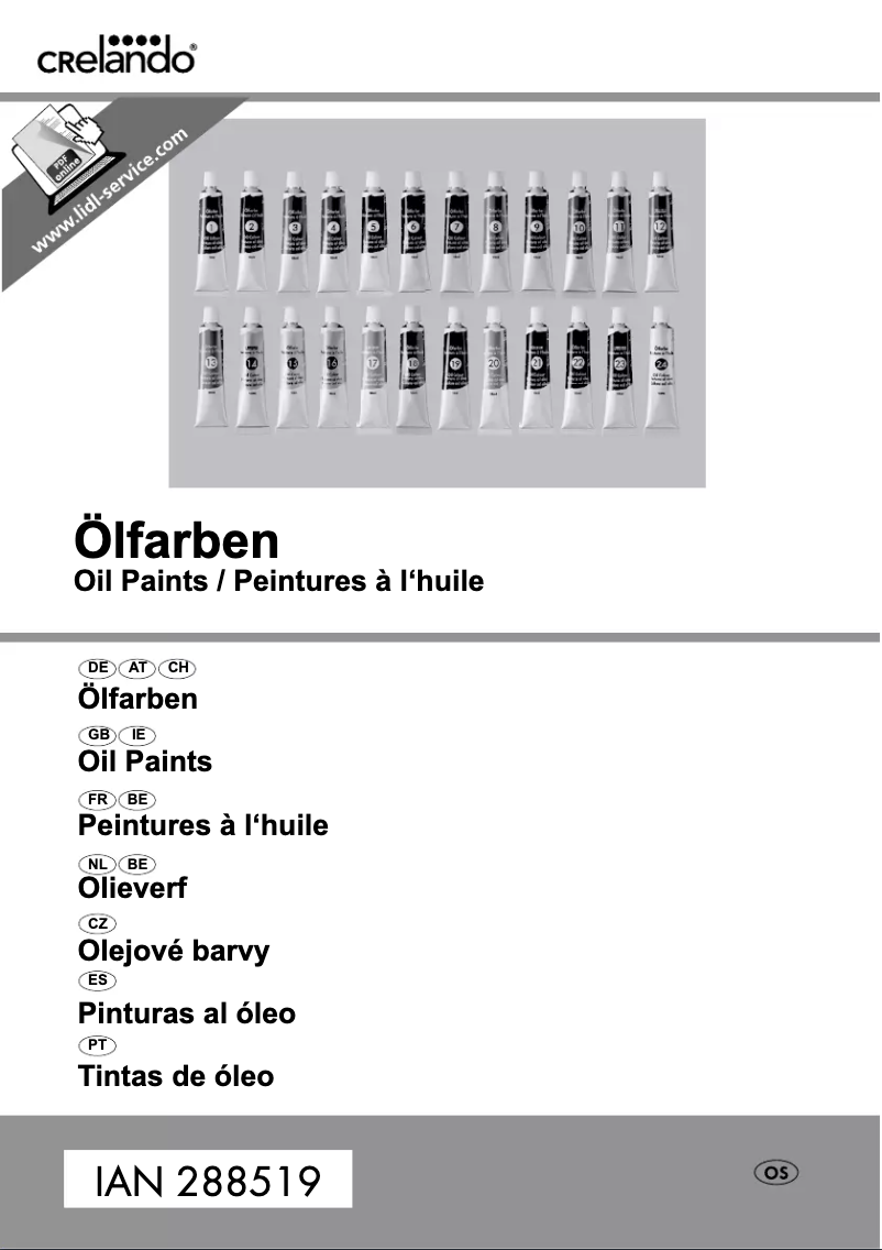 Página 1 del manual Manual de usuario Crelando IAN 288519