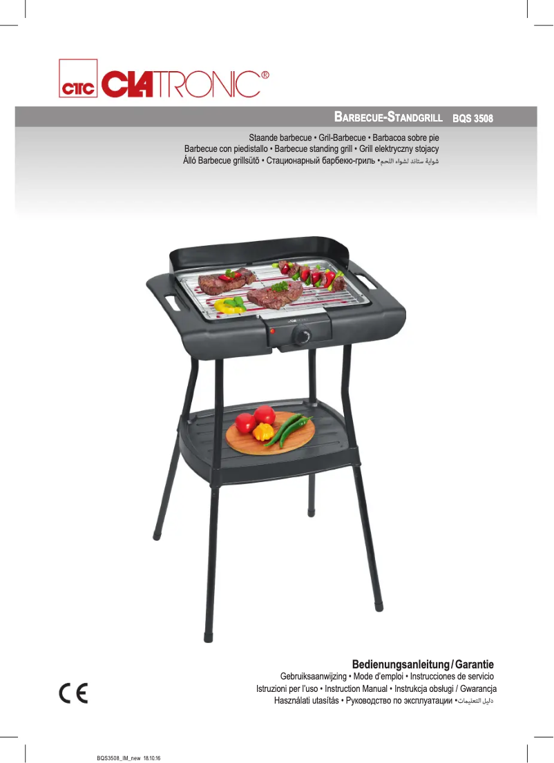 Page 1 de la notice Mode d'emploi Clatronic BQS 3508