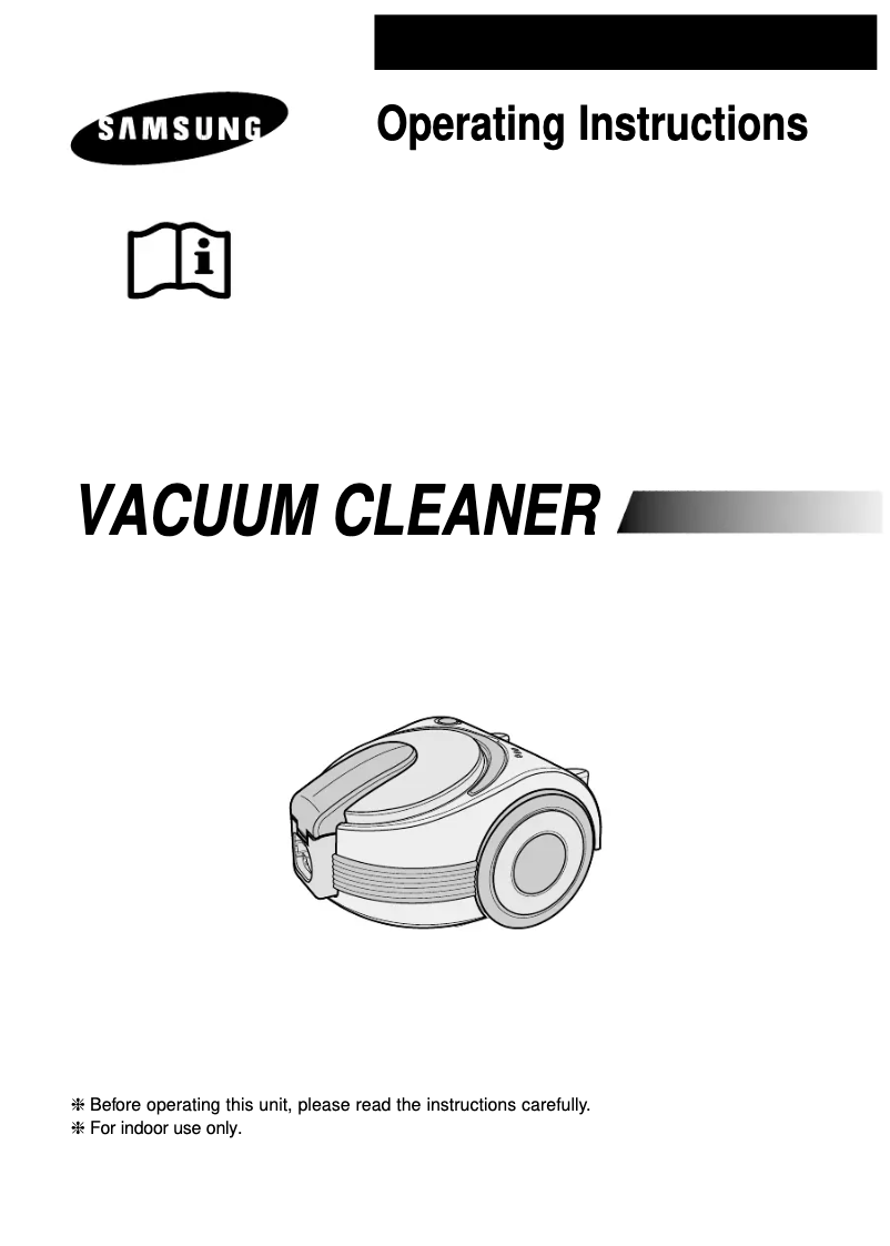 Page 1 de la notice Manuel utilisateur Samsung SC7071