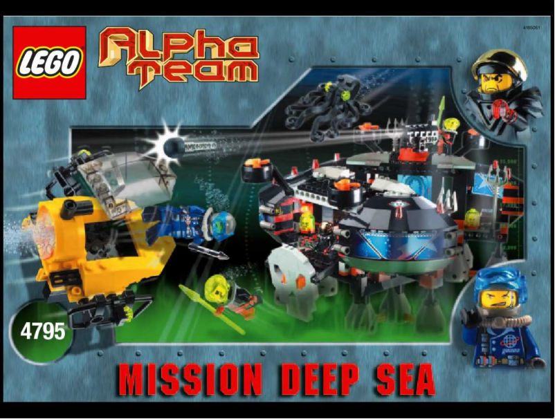 Page 1 de la notice Manuel utilisateur Lego Alpha Team 4795