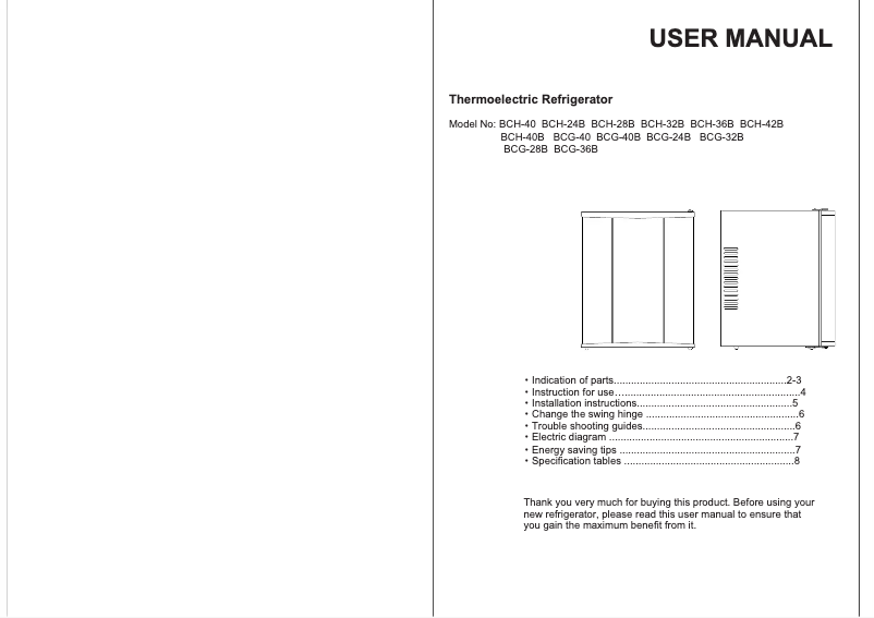 Page 1 de la notice Manuel utilisateur SVAN SVR040N
