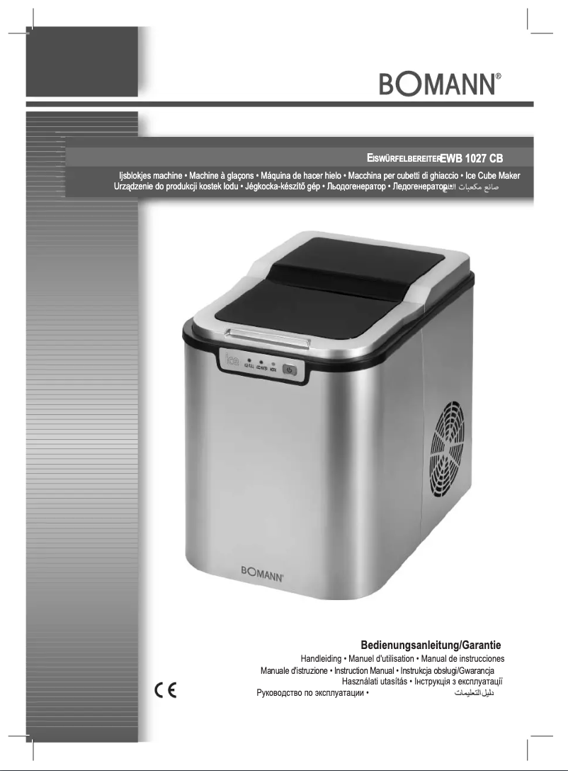 Page n°1 - Manuel utilisateur Bomann EWB 1027