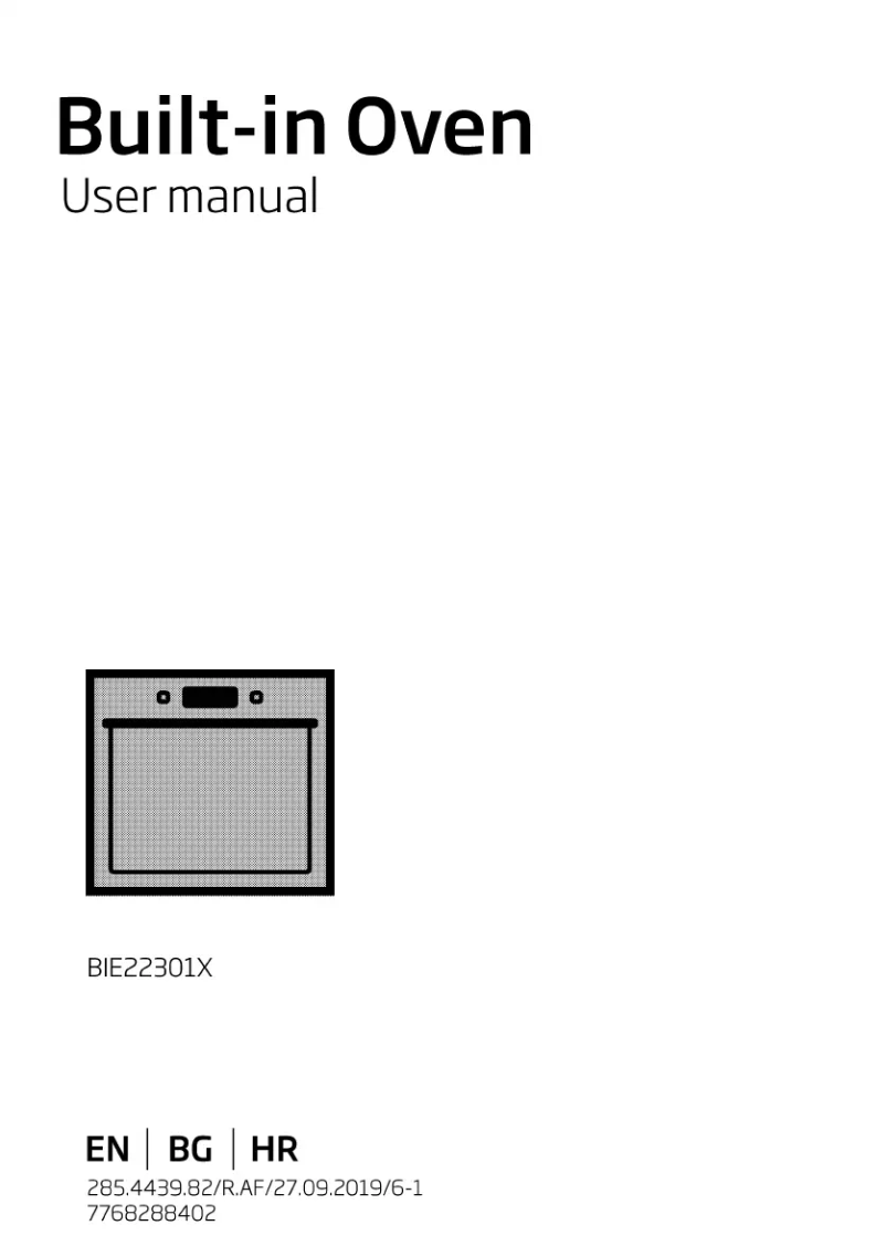 Page n°1 - Manuel utilisateur Beko BIE 22301 X