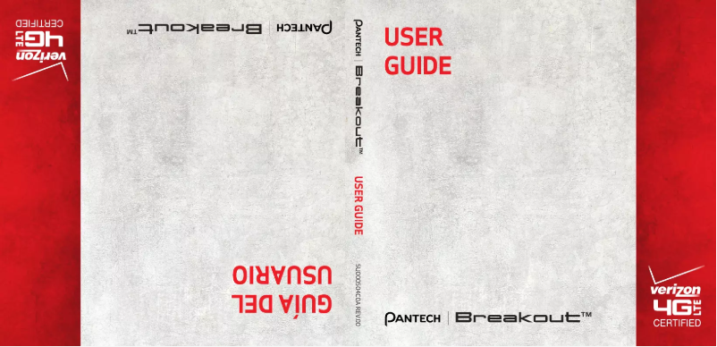 Page n°1 - Manuel utilisateur Pantech Breakout (Verizon Wireless)