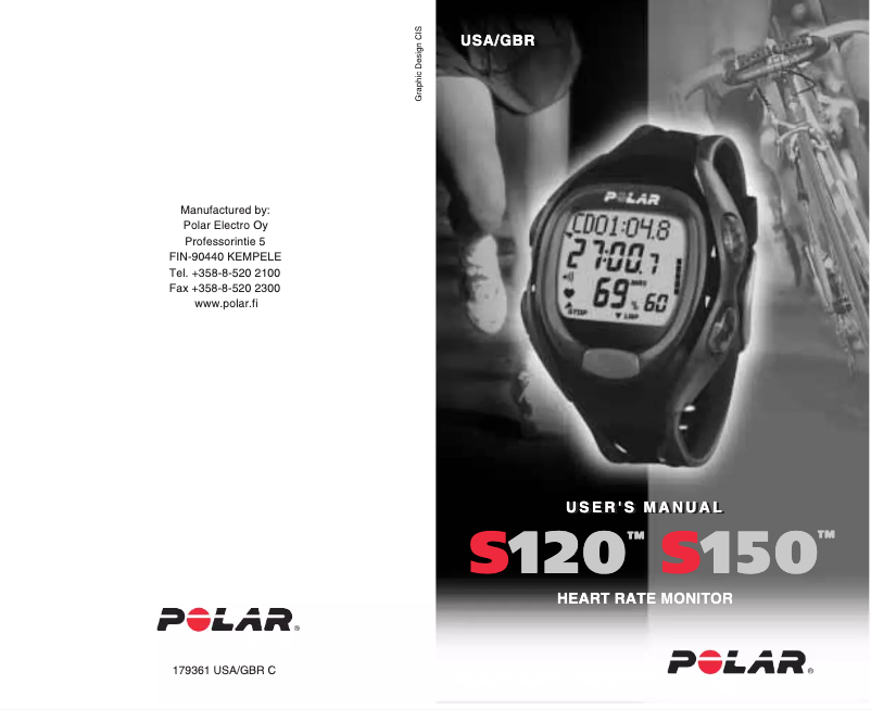 Page 1 de la notice Manuel utilisateur Polar S120