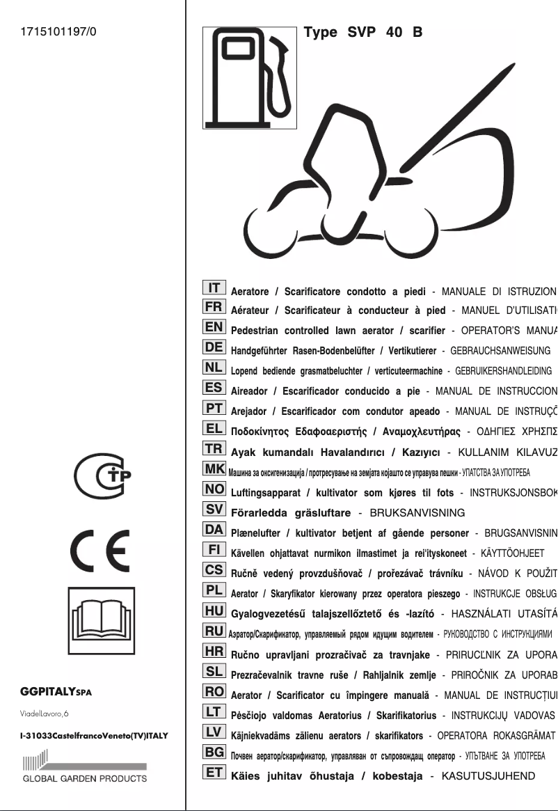 Page n°1 - Manuel utilisateur Stiga SVP 40 B