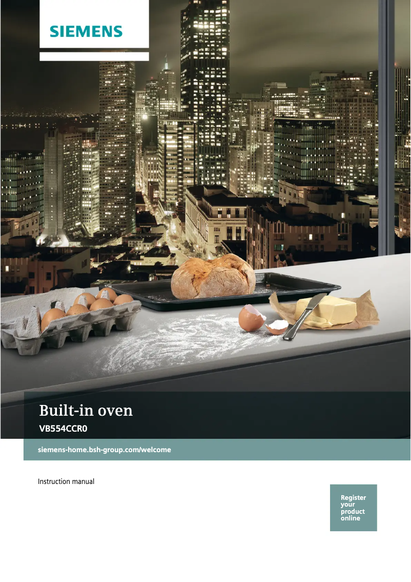 Image de la première page du manuel de l'appareil VB554CCR0