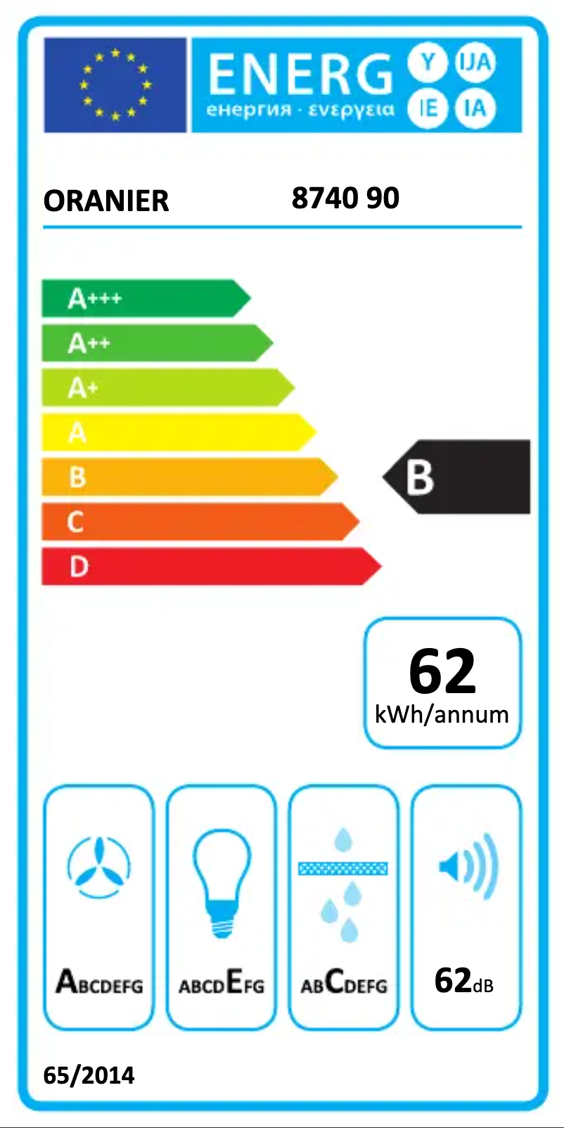 Page 1 de la notice Manuel utilisateur Oranier Savina 90 S