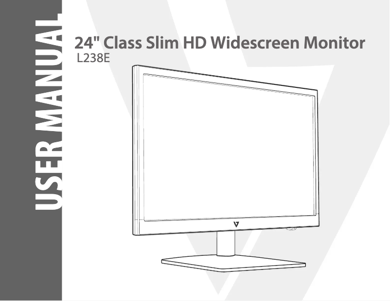 Página 1 del manual Manual de usuario V7 L238E-2EU