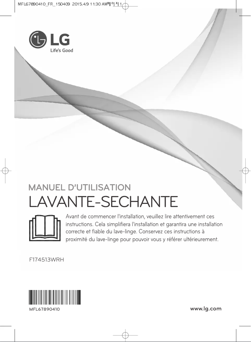 Page n°1 - Manuel utilisateur LG F174513WRH