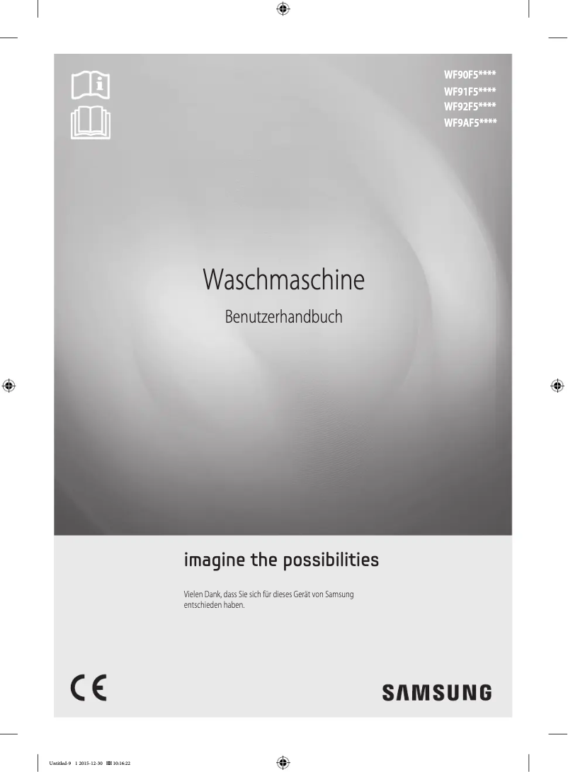 Page n°1 - Manuel utilisateur Samsung EcoBubble WF90F5E5U4W