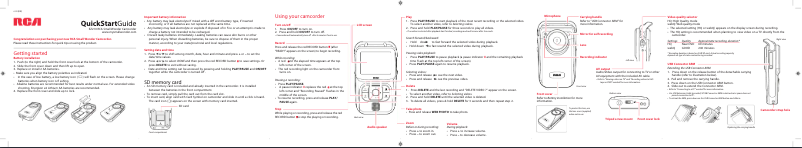 Page 1 de la notice Manuel utilisateur RCA Small Wonder EZ210