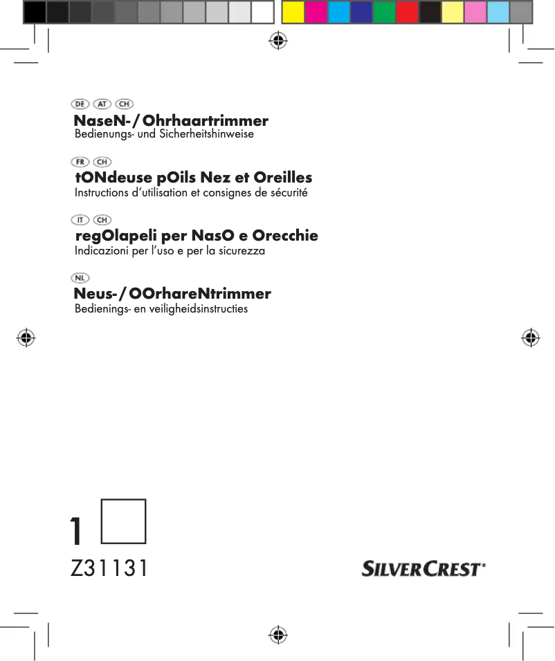 Image de la première page du manuel de l'appareil Z31131