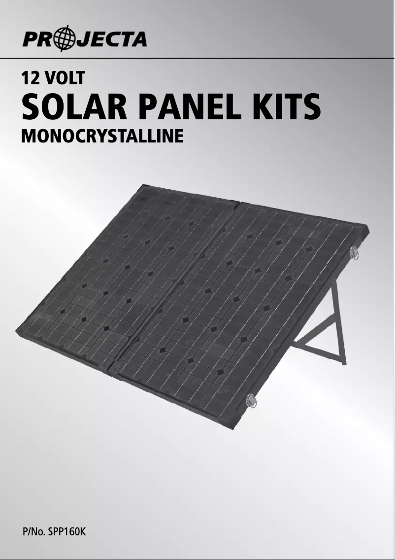 Page 1 de la notice Manuel utilisateur Projecta SPP160K