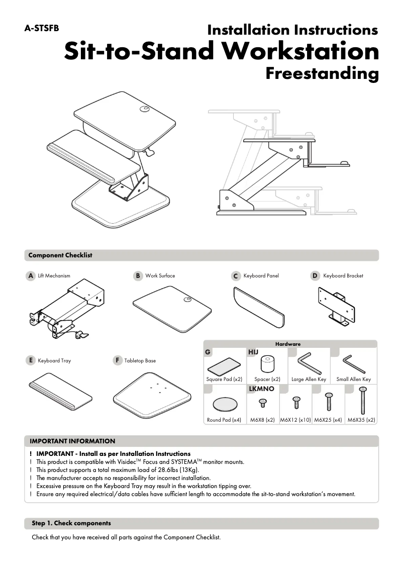 Página 1 del manual Manual de usuario Atdec A-STSFB
