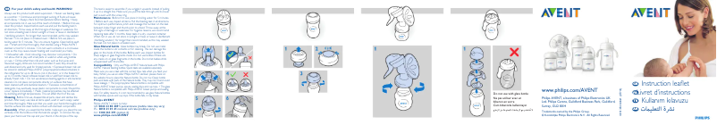 Page 1 de la notice Manuel utilisateur Philips Avent SCF627