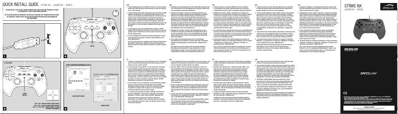 Imagen de la primera página del manual del dispositivo Strike NX SL-650000-BK