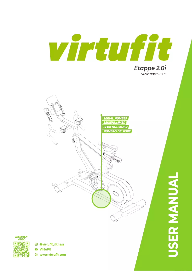 Page n°1 - Manuel utilisateur VirtuFit Stage 2.0i